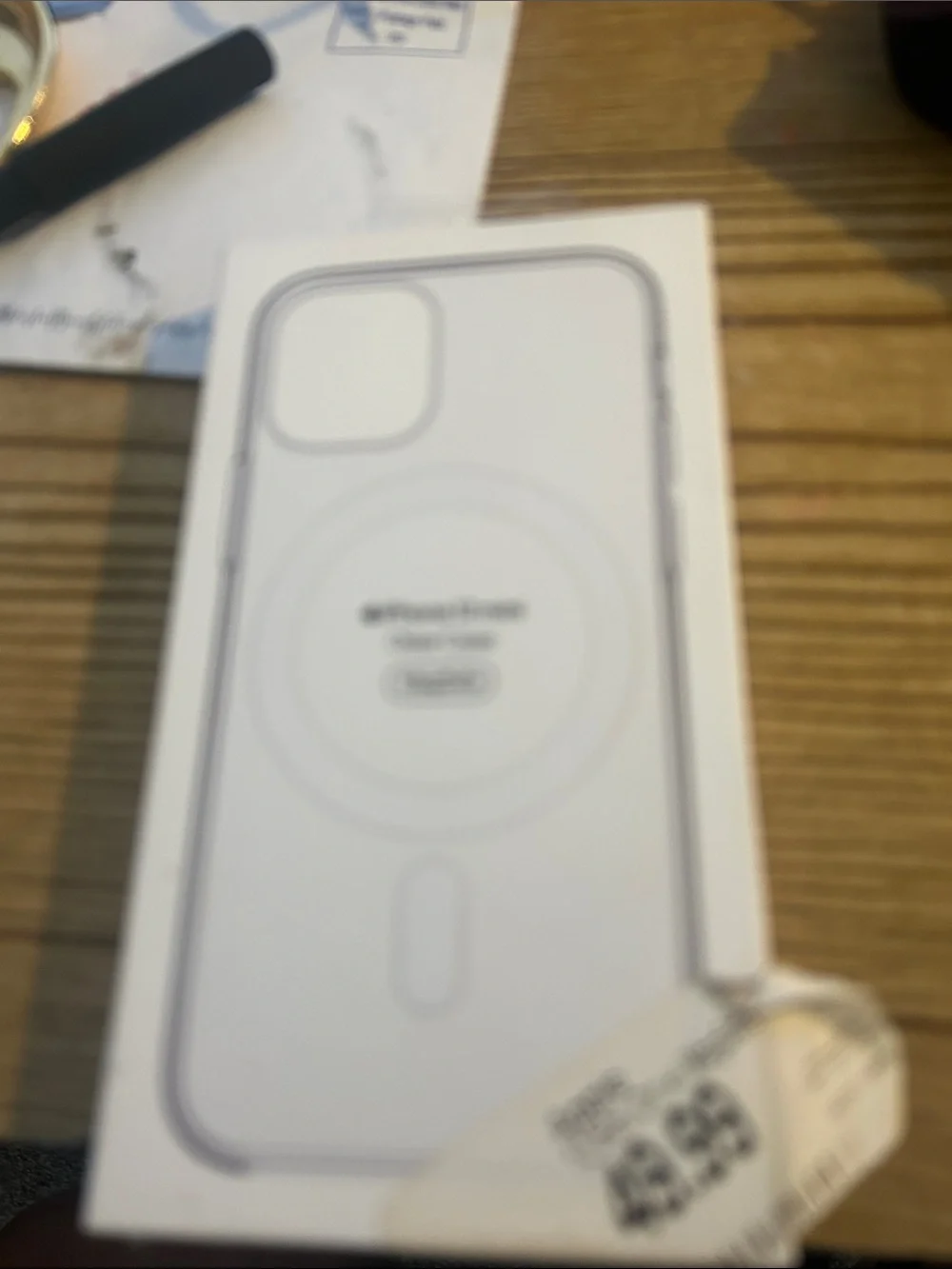 Apple Clear MagSafe Case in White-clear Compatible Design( New)